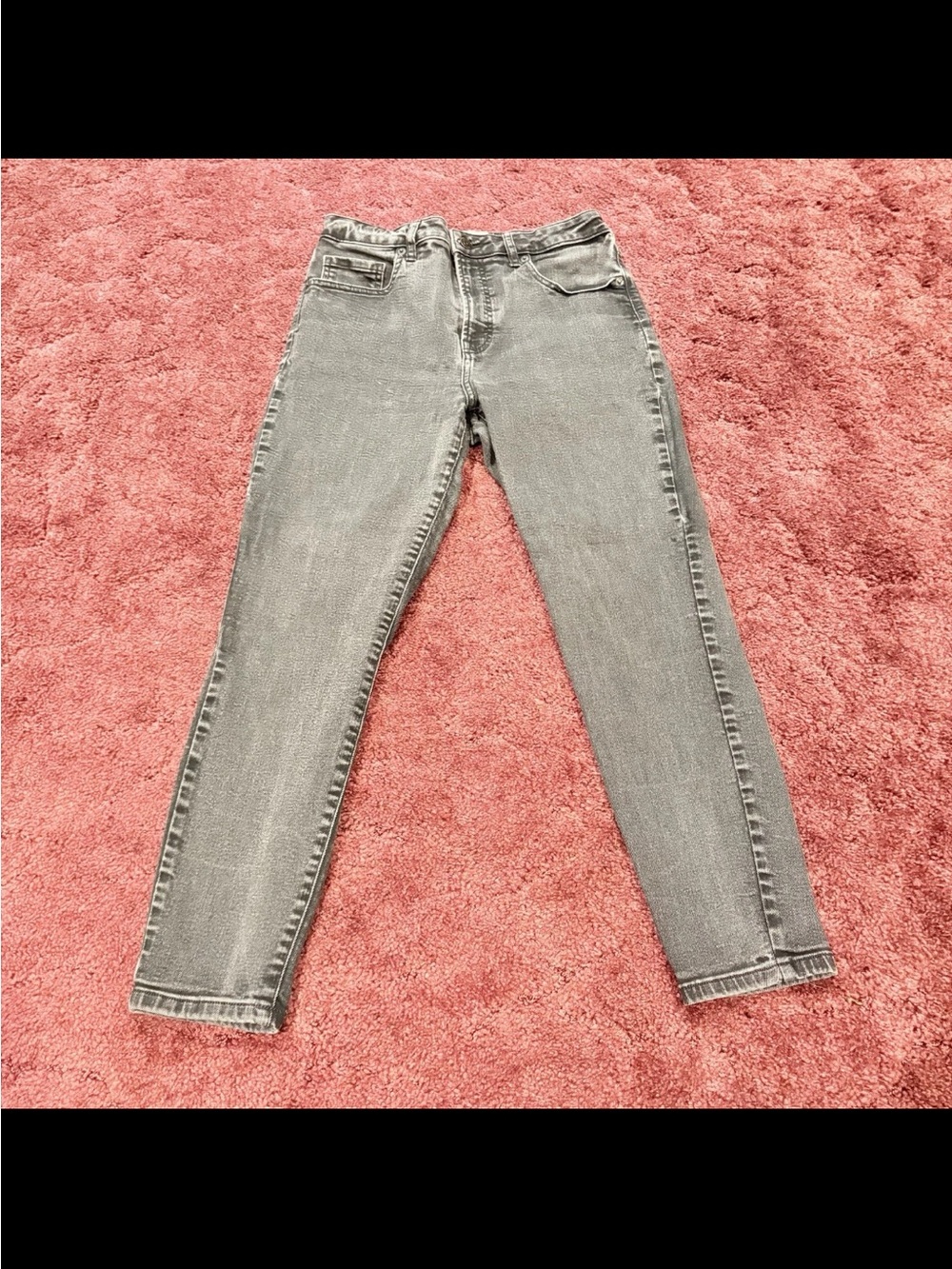 Everlane Charcoal Straight-Leg Jeans